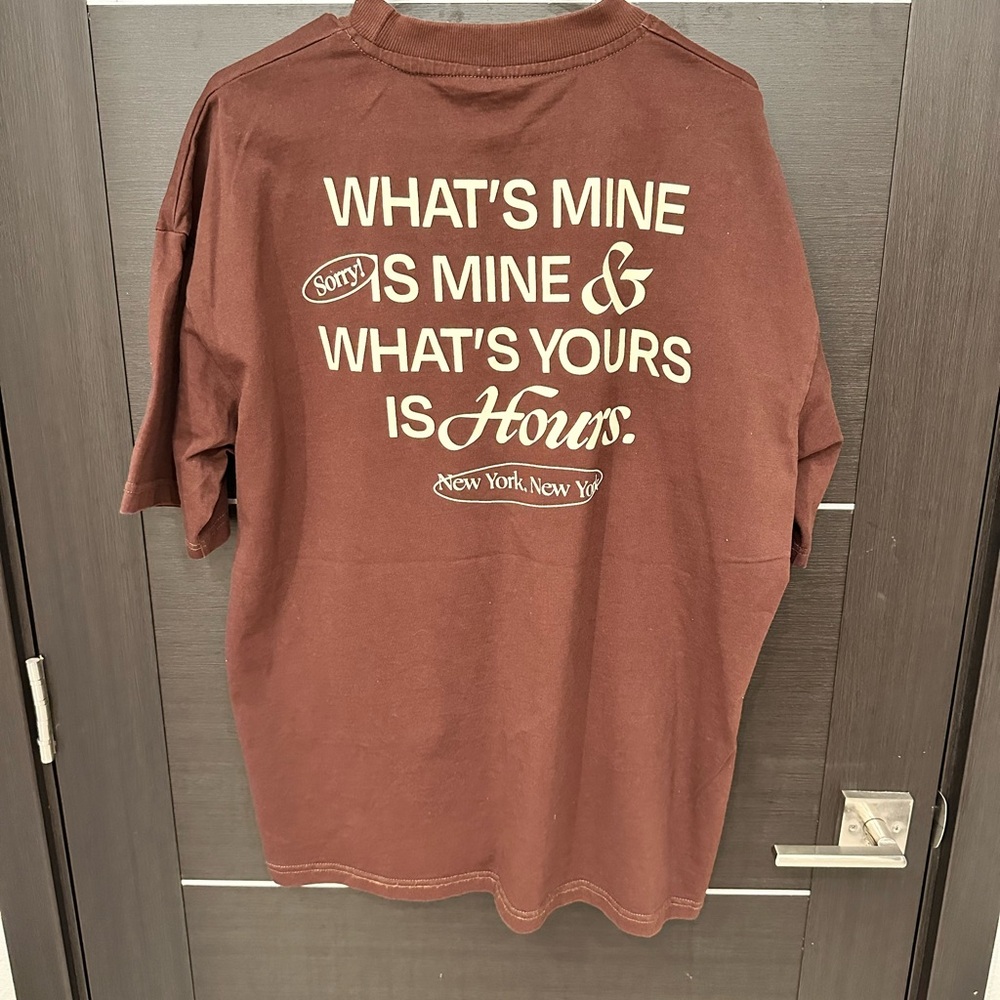 Hours Oversized T-shirt